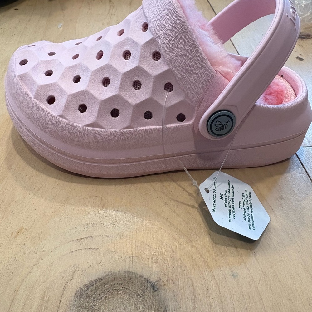 Joybee Kids Clogs with Fuzzy Lining